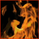 extreme flames explosion android application logo